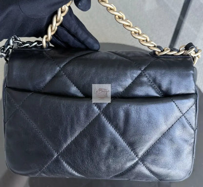 Torebka Chanel 19 small black/gold z rachunkiem