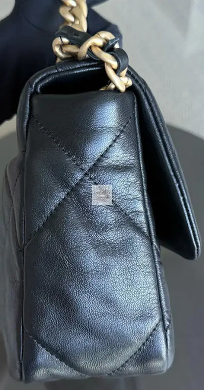 Torebka Chanel 19 small black/gold z rachunkiem