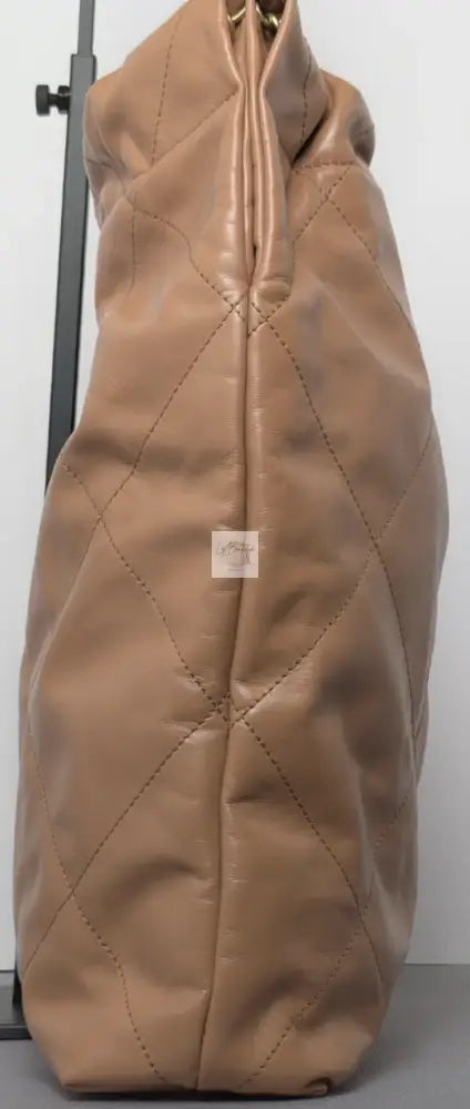 Torebka Chanel 22 medium caramel/gold nowa