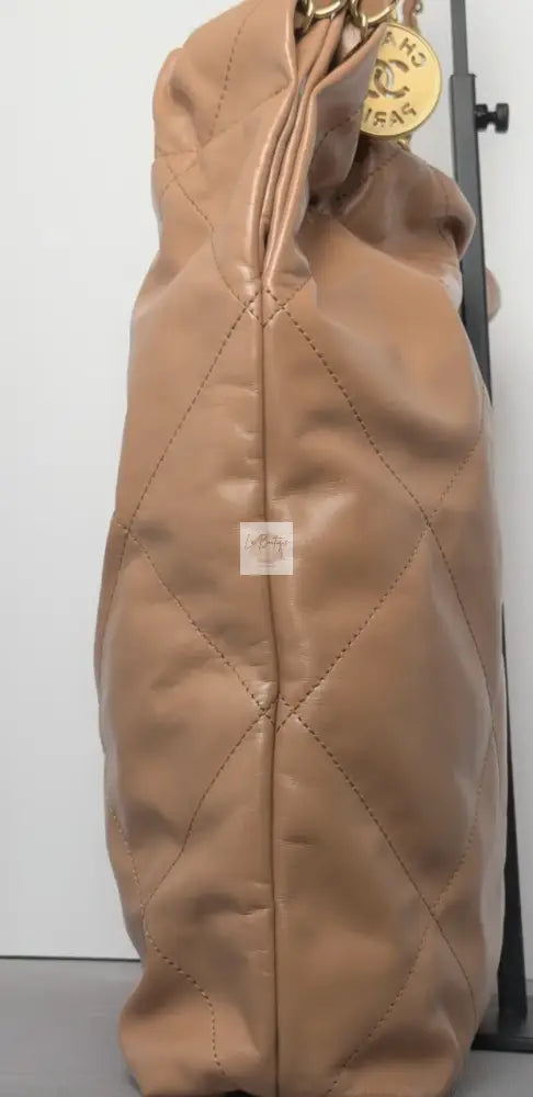 Torebka Chanel 22 medium caramel/gold nowa