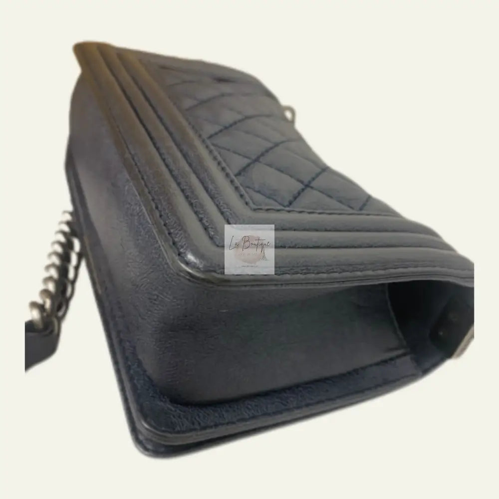 Torebka Chanel Boy Small Granat Seria 18