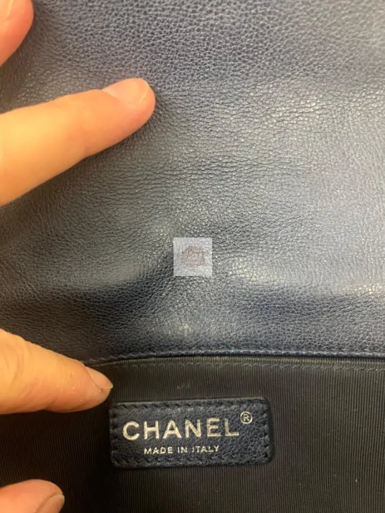 Torebka Chanel Boy Small Granat Seria 18
