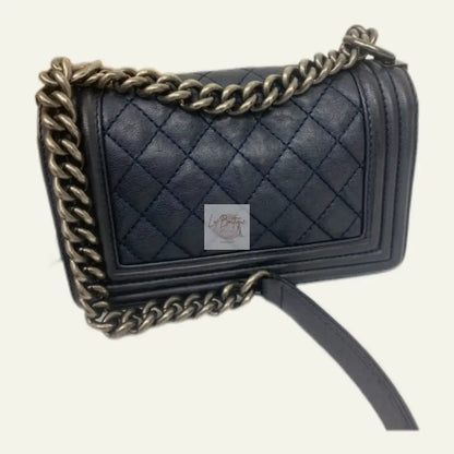 Torebka Chanel Boy Small Granat Seria 18