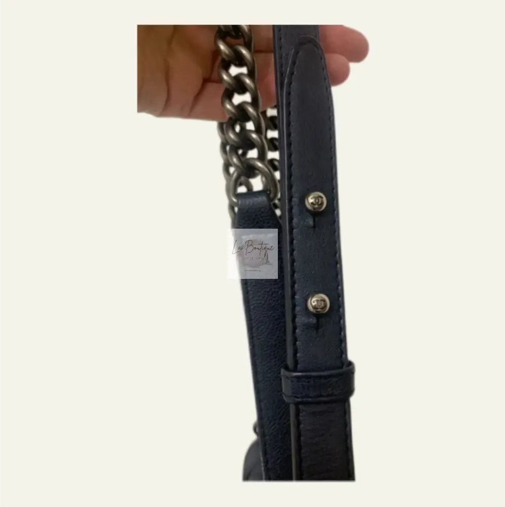 Torebka Chanel Boy Small Granat Seria 18