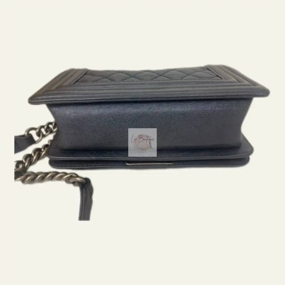 Torebka Chanel Boy Small Granat Seria 18