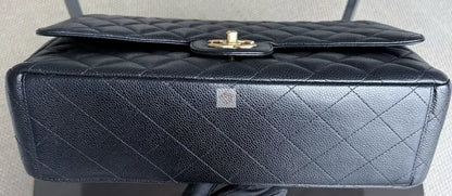 Torebka Chanel Classic double flap maxi czarna/gold hdw
