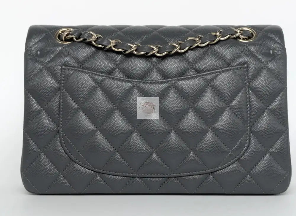 Torebka Chanel classic double flap small dark grey NOWA