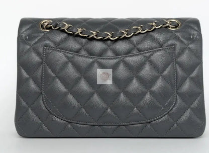 Torebka Chanel classic double flap small dark grey NOWA