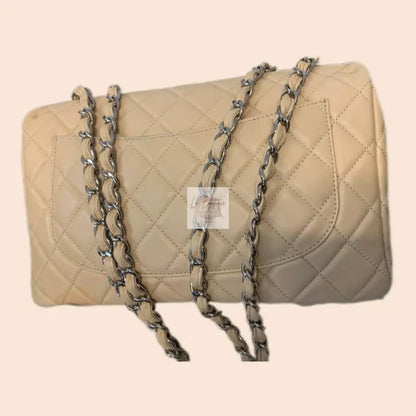 Torebka Chanel Classic Flap Lambskin Seria 12 Beige Jumbo