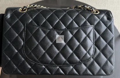 Torebka Chanel classic flap medium black caviar/gold hdw 2018r. NOWA