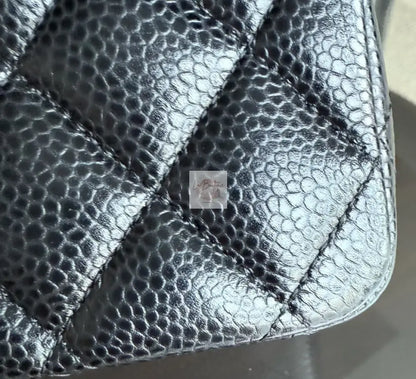 Torebka Chanel classic flap medium black caviar/gold hdw 2018r. NOWA
