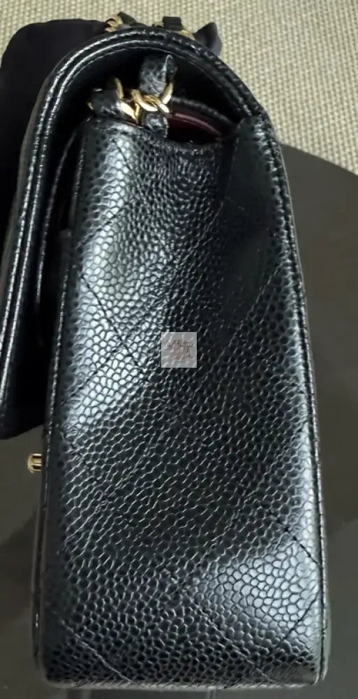 Torebka Chanel classic flap medium black caviar/gold hdw 2018r. NOWA