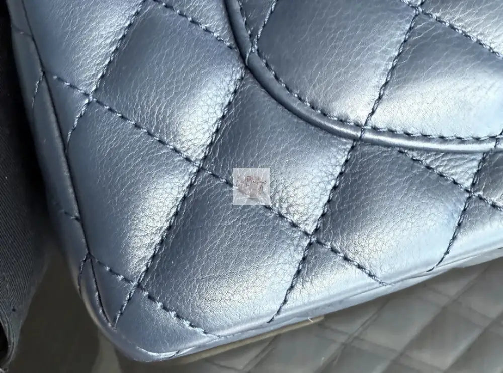 Torebka Chanel Classic flap Rock The Corner medium dark blue seria 24