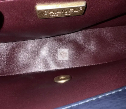 Torebka Chanel Classic flap Rock The Corner medium dark blue seria 24