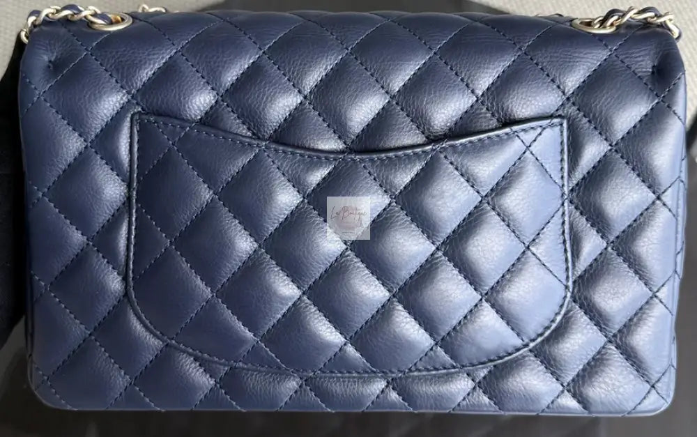 Torebka Chanel Classic flap Rock The Corner medium dark blue seria 24