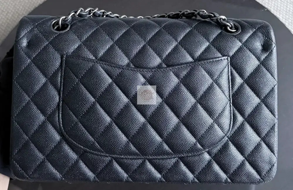 Torebka Chanel classic medium caviar black/silver NOWA 2018r.