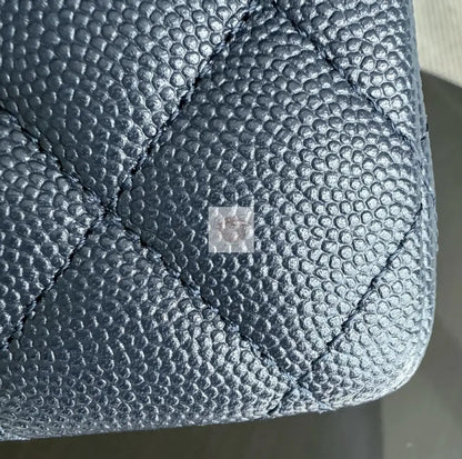Torebka Chanel classic medium dark navy/gold NOWA komplet z butiku 2019r.