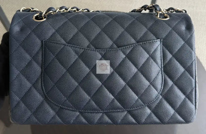 Torebka Chanel classic medium dark navy/gold NOWA komplet z butiku 2019r.