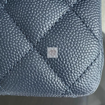 Torebka Chanel classic medium dark navy/gold NOWA komplet z butiku 2019r.