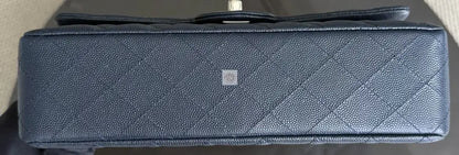 Torebka Chanel classic medium dark navy/gold NOWA komplet z butiku 2019r.