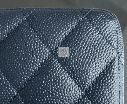 Torebka Chanel classic medium dark navy/gold NOWA komplet z butiku 2019r.