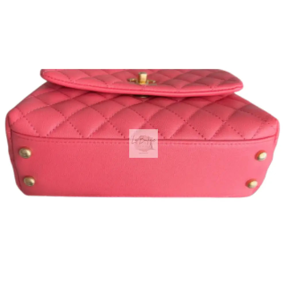 Torebka Chanel Coco Small Koralowy Róż