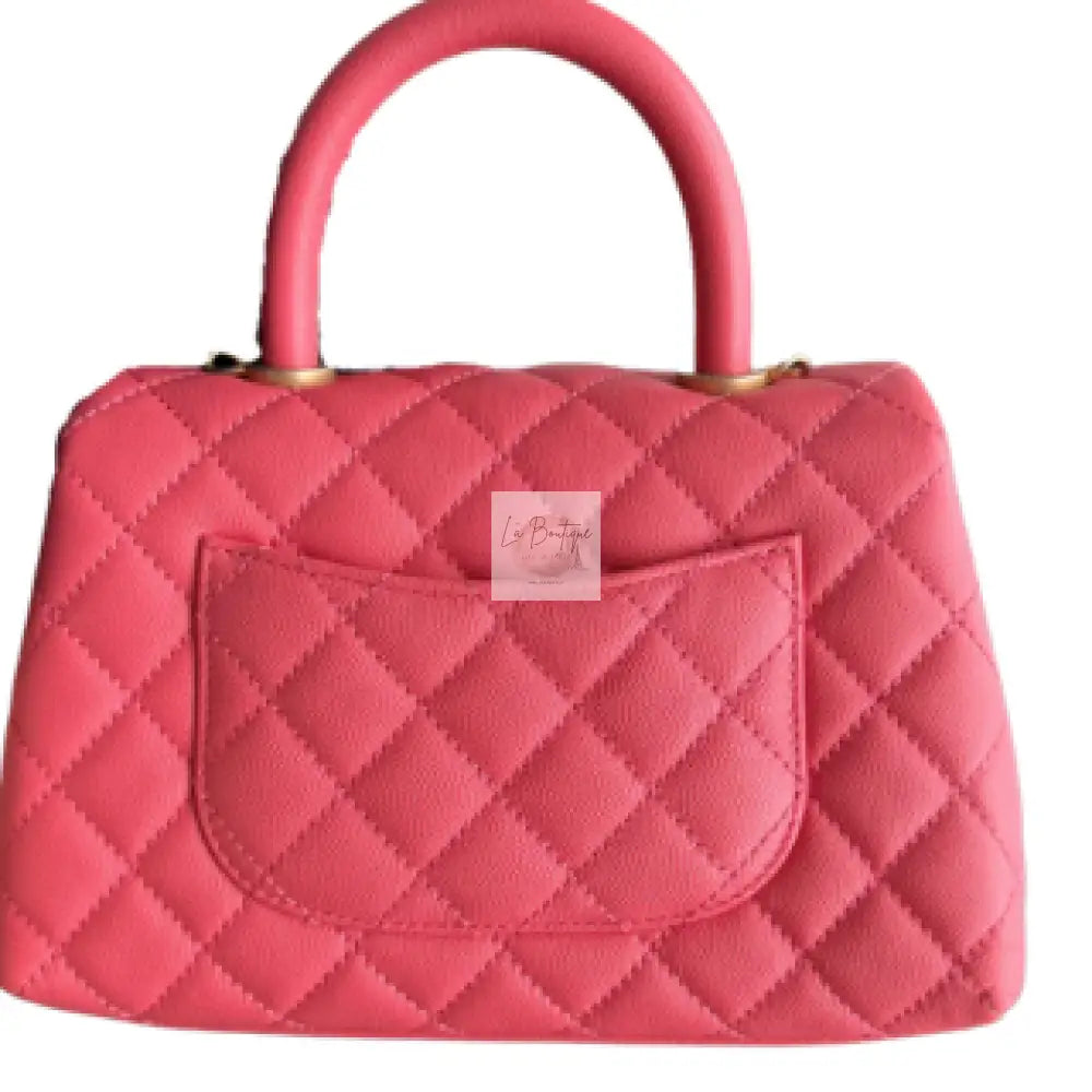 Torebka Chanel Coco Small Koralowy Róż