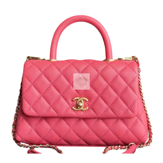 Torebka Chanel Coco Small Koralowy Róż