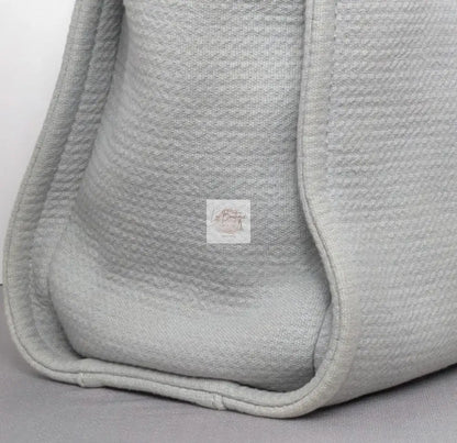 Torebka Chanel Deauville Shopping Tote 23B Grey Canvas/Light Gold