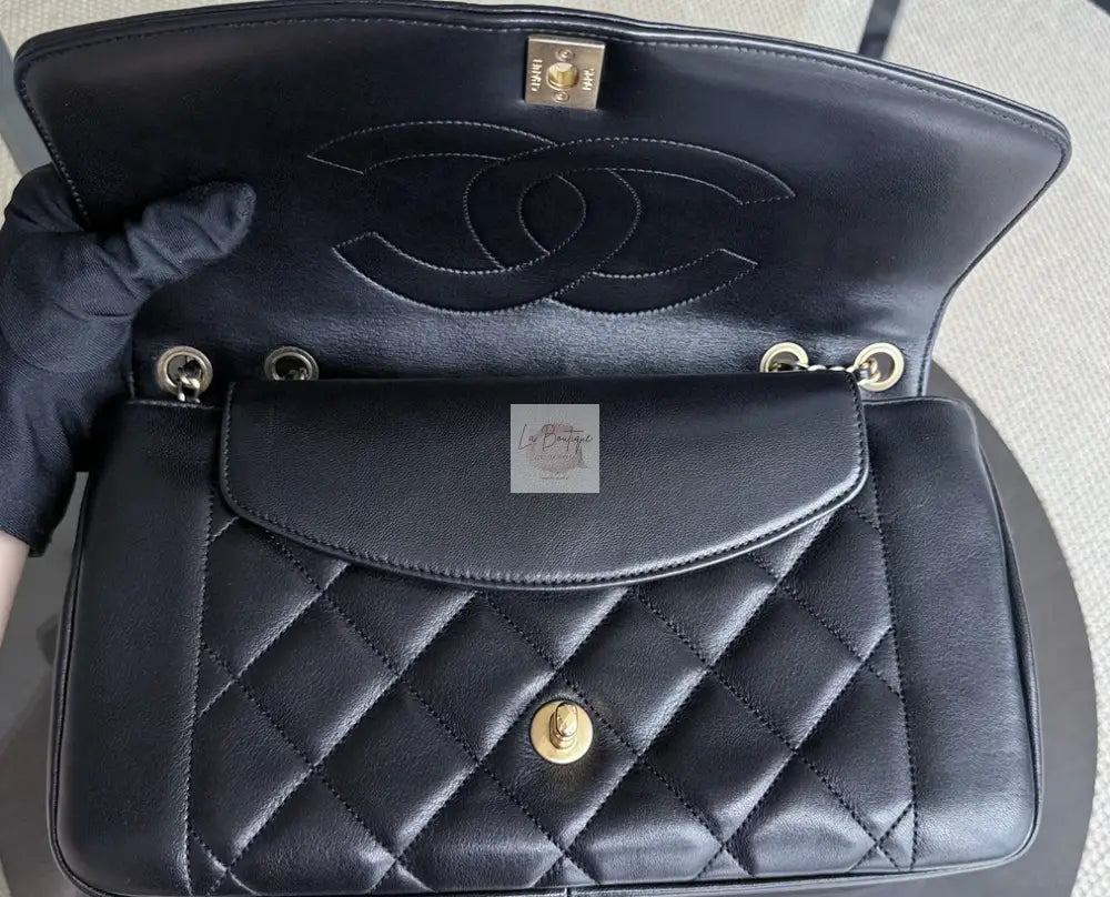 Torebka Chanel Diana Reissue 2015 medium czarna