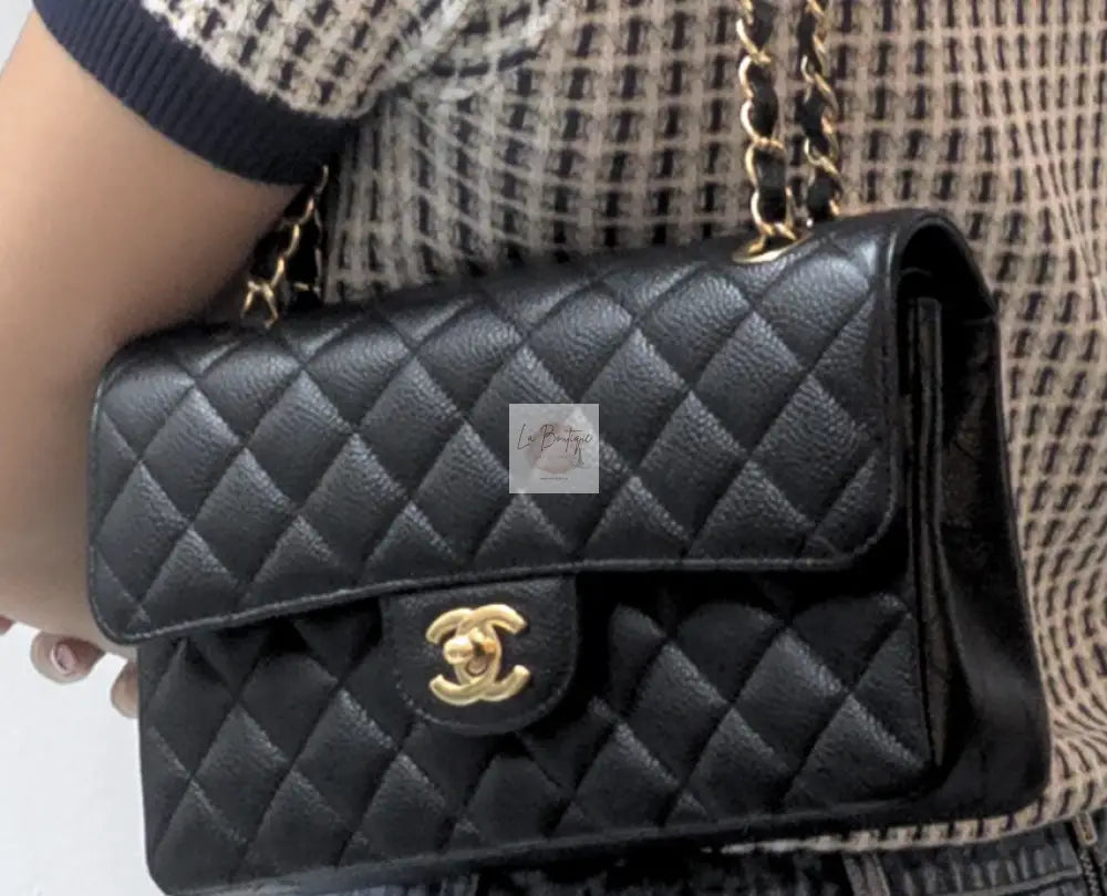 Torebka Chanel double flap small caviar black like NEW