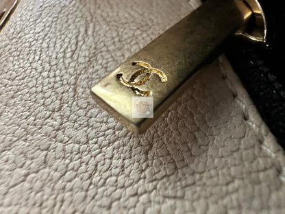 Torebka Chanel Surpique Seasonal Cruise medium chevron lambskin gold hdw