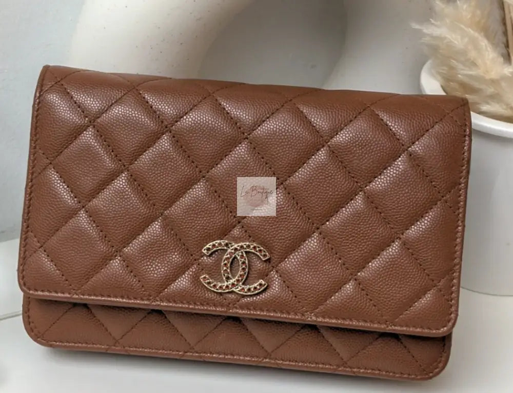 Torebka Chanel WOC brown jak nowa