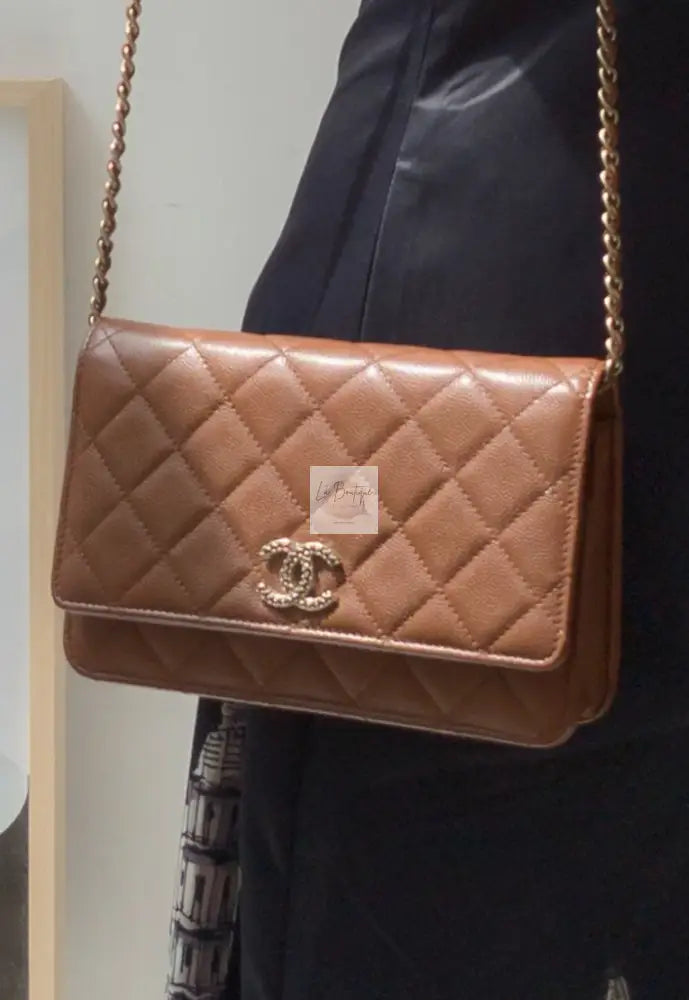 Torebka Chanel WOC brown jak nowa