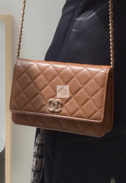 Torebka Chanel WOC brown jak nowa