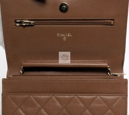 Torebka Chanel WOC brown jak nowa