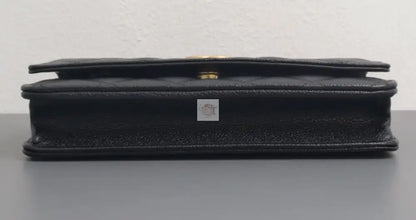 Torebka Chanel WOC With Top Handle | 22S Black Caviar Brushed Gold Hardware 2022