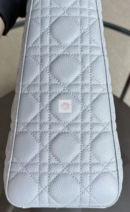 Torebka Dior Lady large gray/silver