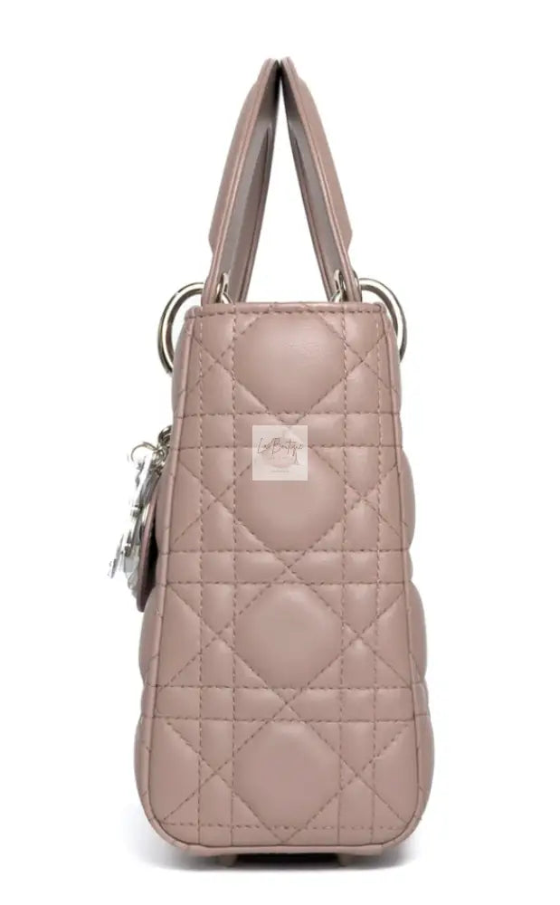 Torebka Dior Lady small pudrowy róż (blush pink) NOWA