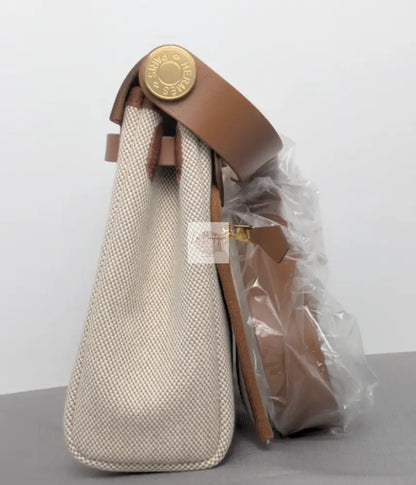 Torebka Hermes Her Bag 20 Ecru Beige/Fauve Gold Hardware nowa
