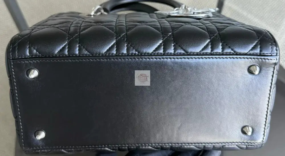 Torebka Lady Dior medium black/silver