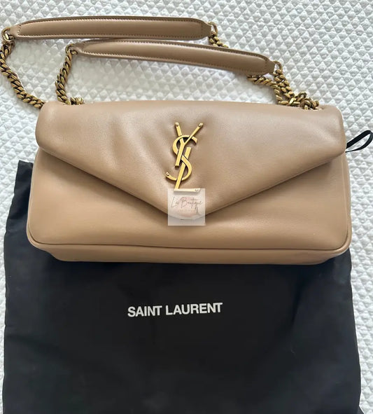 Torebka Saint Laurent Calypso small beż nowa 2025